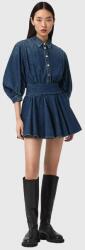 AllSaints rochie evazată din denim ARLO PPY2-SUD152_57X (W015DE)