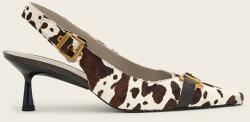 AllSaints stiletto de piele Hera Slingback Shoe PPY2-OBD2RJ_01X (W023FE)