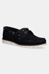 Tommy Hilfiger mocasini bărbați din piele întoarsă HILIFGER LIGHT SDE BOAT SHOE PPY2-OBM00F_59X (FM0FM05747)