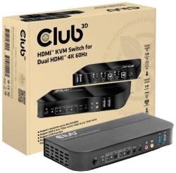 Club 3D Switch, Club3D, HDMI, 4K 60Hz, Negru (CSV-1382)