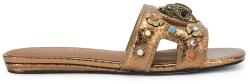 Kurt Geiger London papuci cu toc plat pentru femei, din piele Eagle Cut Out Flat Sdl PPY2-KLD15O_GLD (5612068119)