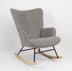 Bogdan Furniture Europe Люлеещ фотьойл eliot сиво/натурално