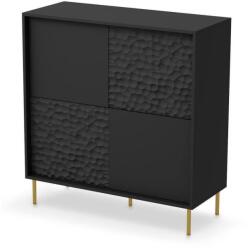 Bogdan Furniture Europe Скрин Мебели Богдан Bullet KM-2-E20, черен цвят