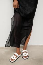 Answear. LAB papucs lapos sarkú női bőr - fehér Női 41