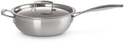 Le Creuset Tigaie pentru saute CLASSIC 24 cm, 3, 3 l, argintiu, oțel inoxidabil, Le Creuset (LECR96201424001000)