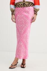 Never Fully Dressed viszkóz szoknya - rózsaszín XS