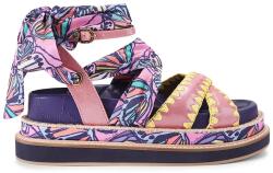 Kurt Geiger London női platformos szandál Orson Cross Scarf Sdl - rózsaszín Női 39