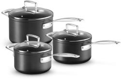Le Creuset Set de vase pentru gătit TOUGHENED, set de 3 buc, negru, aluminiu, Le Creuset (LECR51803000010002)