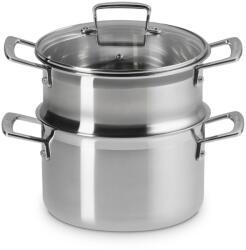 Le Creuset Oală cu aburi CLASSIC 20 cm, 4 l, argintiu, oțel inoxidabil, Le Creuset (LECR53812200010000)