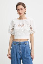 Patrizia Pepe női pamut blúz - fehér 34