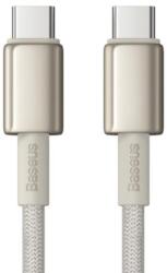 Baseus Cablu Date si Incarcare USB-C - USB-C Baseus Tungsten Gold, P10319800G21-01, 100W, 2m, Auriu (BSU4882)