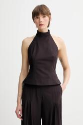 Remain felső gyapjú keverékből - barna 38 - answear - 75 990 Ft