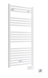Sanotechnik E-BOZEN elektromos fürdőszobai fűtőtest, termosztáttal, fehér, 600 W (BE120) - home36