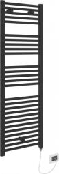 Sanotechnik E-INNSBRUCK CONTRACT elektromos fürdőszobai fűtőtest, fekete, 750 W (ES137)