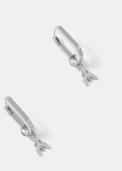 Patrizia Pepe női fém köbös cirkóniumos fülbevaló - ezüst Univerzális méret