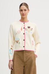 Never Fully Dressed női kardigán viszkózzal - bézs L