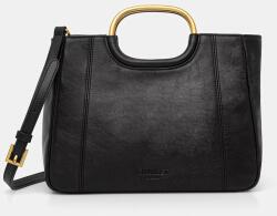 TWINSET női bőr Vászontáska - fekete Univerzális méret