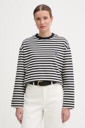 Barbour melegítőfelső női pamut Gabby - fekete 38