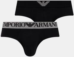 Emporio Armani Underwear férfi alsónadrág pamut elasztánnal 2-es csomag - fekete S