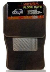  4 részes autós szövetszőnyeg szett univerzális fekete színű