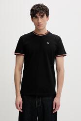 Von Dutch T-shirt férfi pamut - fekete L