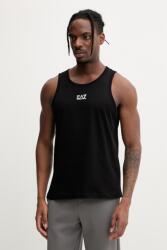Giorgio Armani top férfi pamut - fekete S - answear - 15 690 Ft