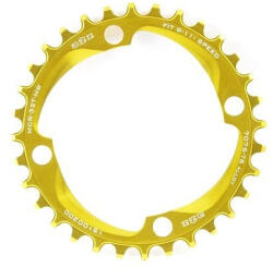 a2Z Narrow Wide (BCD: 96) 4 furatos aszimmetrikus lánctányér [fekete, 34]