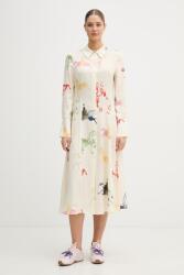 Stine Goya nyári viszkóz ruha - bézs XS