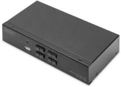 ASSMANN Comutator KVM DIGITUS, Plastic, 4x1, Negru (DS-12891)