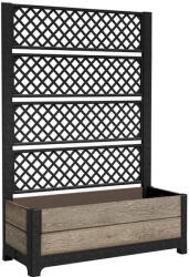 Keter Deco tulip hátfallas virágláda 110l (263872)