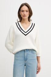 Oui pulóver női pamut - bézs 34