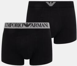 Emporio Armani Underwear férfi boxeralsó pamut elasztánnal 2-es csomag - fekete XL