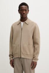 Les Deux férfi pamut kardigán Fischer - barna XL