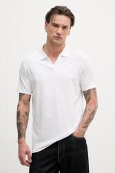Lindbergh férfi póló pamut elasztánnal - fehér M