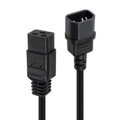 Lindy Cablu alimentare IEC C14 la C19 2m Negru, Lindy L30491 (L30491)