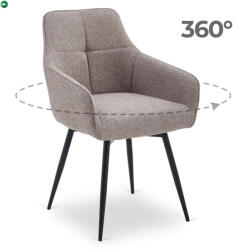 Mebel Elite LARISA forgószék cappuccino