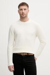 Sisley pulóver férfi gyapjú hozzáadásával - bézs M