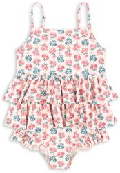 Konges Sløjd egyrészes gyerek fürdőruha MANUCA FRILL SWIMSUIT GRS - rózsaszín 134-140