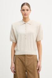 ROTATE pulóver női gyapjú - bézs S