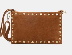 Answear. LAB Keresztpántos táska női velúrbőr - barna Univerzális méret - answear - 19 990 Ft