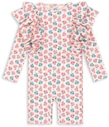 Konges Sløjd egyrészes gyerek fürdőruha MANUCA FRILL ONESIE GRS - rózsaszín 122-128