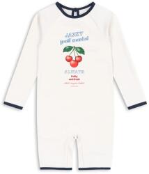 Konges Sløjd egyrészes gyerek fürdőruha VILJA ONESIE GRS - fehér 74