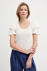 TWINSET női pamut pulóver - bézs XS