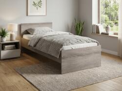  Ágy ELISA 90 x 200 cm, szarvasgomba tölgy Ágyrács: Ágyrács nélkül, Matrac: Coco Maxi 20 cm matrac