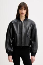 Stand Studio női bőr rövid dzseki - fekete 36