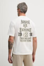Giorgio Armani T-shirt férfi pamut - fehér L - answear - 29 990 Ft
