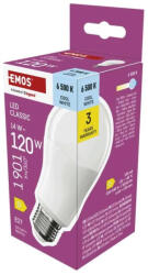 EMOS Classic 14W (120W) E27 1901lm 6500K A60 ZQ5D77 LED izzó (EMOS-ZQ5D77)