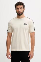 EA7 Emporio Armani pamut póló - bézs S - answear - 23 590 Ft
