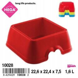 Hega Négyzet alakú kutyatál 1.6L (HG10028)
