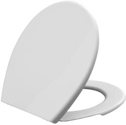 Styron WC ülőke SZÁVA fehér műanyag, műanyag zsanérral (STY-550-10-M) (STY-550-10-M)